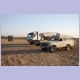 Obelix und die beiden Fahrzeuge, mit denen er die Turkanaroute fuhr